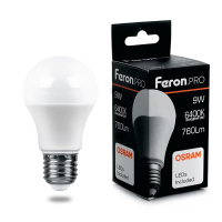 Лампа светодиодная LED 9вт Е27 дневной Feron.PRO FERON LB-1009 38028