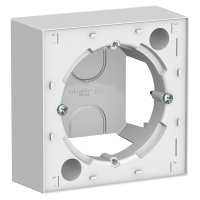 Коробка ATLASDESIGN для наружного монтажа белый Systeme Electric ATN000100