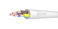 Провод ПВС 4х1,5+1х1,5 белый Цветлит КЗ 00-00135341
