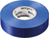 Изолента ПВХ синяя 15мм 10м NIT-B15-10/B Navigator Group 71233 17631