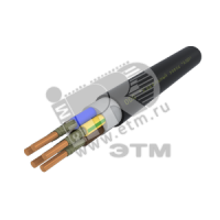 Кабель силовой ВВГнг(А)-FRLSLTx 5х16 ок(N.PE)-0.66 черный барабан АЛЮР 00-00004929