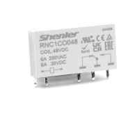 Реле миниатюрное RFT2CO012LT RUCELF RNC1CO048+SNB05-E-D