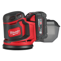 Шлифмашина эксцентриковая аккумуляторная M18 BOS125-502B (Li-Ion5Ач) Milwaukee 4933464229