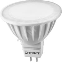 Лампа светодиодная LED 7вт 230в GU5.3 дневной ОНЛАЙТ 61134 OLL-MR16 20176