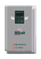 Преобразователь частоты DEKV060-7.5кВт 3 фазы 380В с торм. Модулем Dekraft DEKV060G7R5T4B