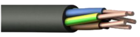 Кабель силовой ВВГнг(А)-LSLTx 5х6 ок (N,PE) - 0,66 кВ ТРТС Элкаб 13132