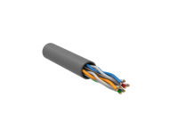 Витая пара U/UTP кат.6 4 пары 23 AWG solid 305м LSZH серый ITK LC1-C604-121