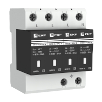 Ограничитель импульсных напряжений серии ОПВ-B/4P In 30кА 400В EKF opv-b4