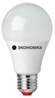 Лампа светодиодная LED А60 7Вт Е27 230v 4500K (Пластиковый корпус) 600лм Экономка Eco_LED7wA60E2745