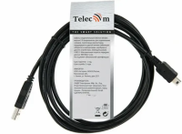 Кабель Telecom USB 2.0 A на mini-B 5P, 1.8 м. NO NAME TC6911BK-1.8М 1000506489