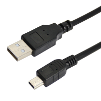 Кабель mini USB - USB A 0.2 метра, черный, REXANT 18-1131-2