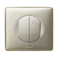 Клавиша управляющего устройства жалюзи MyHome Play Zigbee титан Legrand 68495 068495