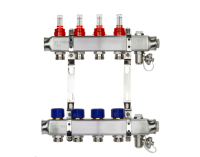 Коллекторная группа SSM-7RF set 7 контуров 1' x 3/4' с расходомерами и кронштейнами Ридан 088U0957R