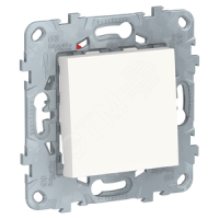 Переключатель UNICA NEW одноклавишный перекрестный схема 7 10 AX 250 В белый Schneider Electric NU520518