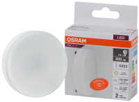 Лампа светодиодная LED 10 Вт GX53 3000К 800Лм таблетка 220 В (замена 75Вт) OSRAM LEDVANCE 4058075582064