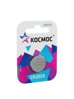 Батарейка CR2025 3V Lithium 1BL Космос KOC20251BL