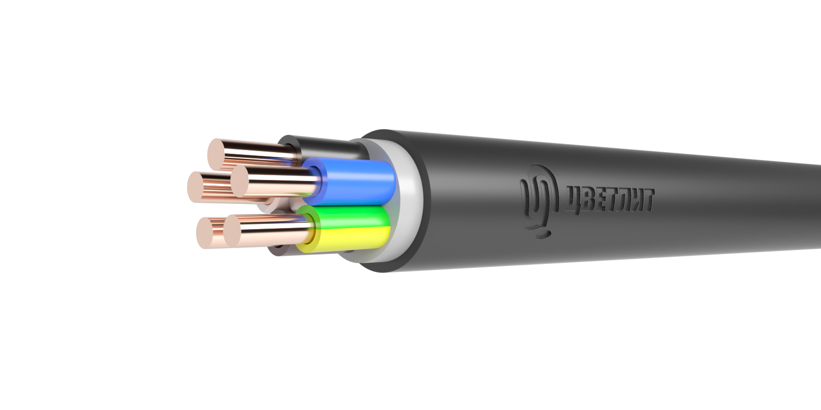 Кабель силовой ППГнг(A)-HF 5х35мк(N.PE)-0.66 ТРТС Цветлит КЗ 00-00140607