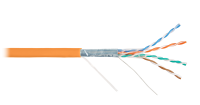 Витая пара F/UTP 4 пары Кат5e одножильный медный 050мм внутренний LSZH оранжевый 305м NIKOMAX NKL 4200C-OR ЭКО18700